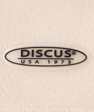 WEGO DISCUSフリースハーフジップPO ホワイトアイボリー