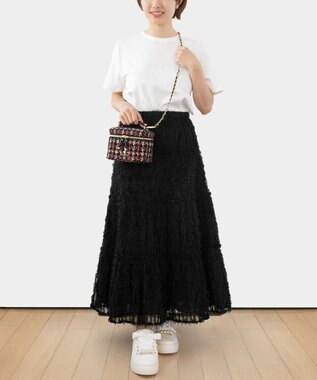 TOCCA 【ヨンアさんコラボ】PILA VANITY BAG ヴァニティ バッグ レッドツイード系