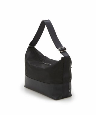 TOPKAPI 【Breath TOPKAPI】RIPPLE リプル エコナイロン コンビ ビッグ ショルダー バッグ ブラック