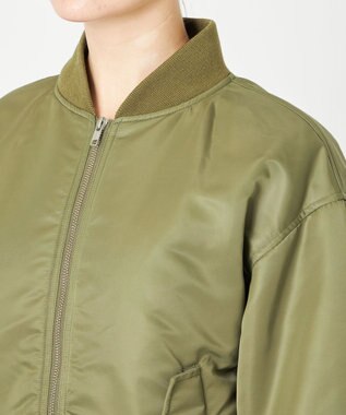 NAVE 【Nave】ファーカラーMA-1 カーキ系