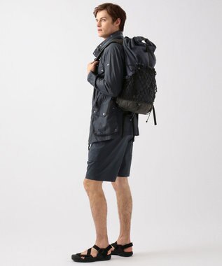 JOSEPH ABBOUD MOUNTAIN リップルサッカー バックパック ネイビー系