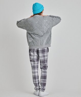 PW CIRCULUS 【MEN】中綿キルトスウェット グレー系