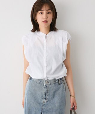 CRAFT STANDARD BOUTIQUE フレンチスリーブブラウス White