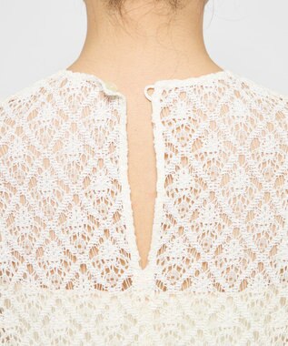 uncrave ジオメトリックレース ブラウス オフ