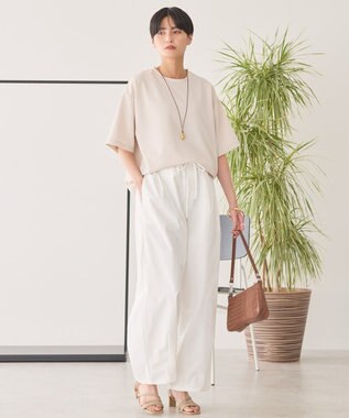 AMERICAN HOLIC ジョーゼットラウンドヘムトップス Light Beige