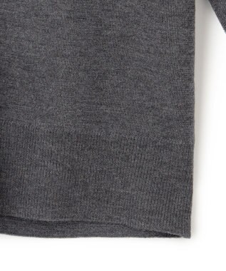 ICB 【洗える】エクストラファインメリノ カーディガン ミディアムグレー系