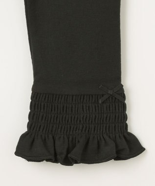 組曲 KIDS 【110-140cm】ソフトサーモ レギンス ブラック系