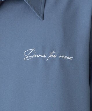 WEGO ワンポイントルーズシャツ（LS） ブルーその他