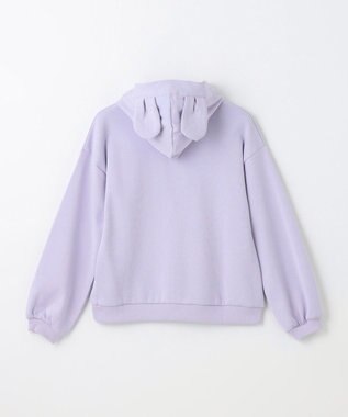 ANY KIDS フード付き ダンボール トレーナー サックスブルー