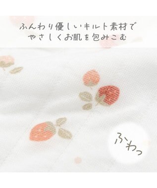 PET PARADISE ペットパラダイス ふわりと キルトベスト 《いちご》 超小型犬 小型犬 ホワイト