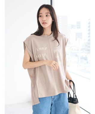 CRAFT STANDARD BOUTIQUE リメイクロゴノースリーブTee Black