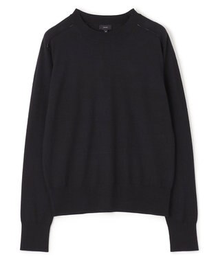JOSEPH ウールカシミヤ　ラウンドネックニット Black