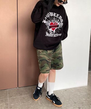 WEGO グラフィックBIGニットプルオーバー 柄7