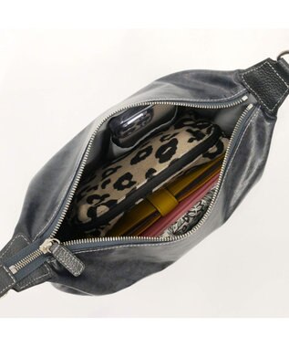 PELLE BORSA 2wayショルダー Alive アライブ 4438 ネイビー