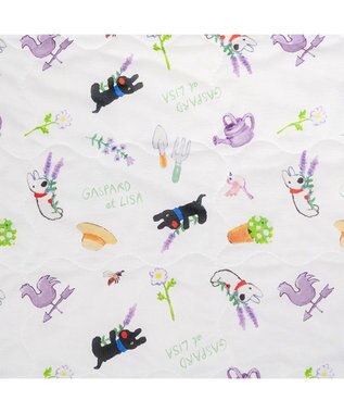 PET PARADISE リサとガスパール もちっと クール ブランケット ホワイト