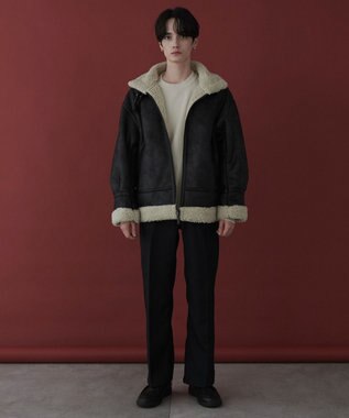 WEGO 【ユニセックス着用ITEM】B－3ジャケット ブラックその他