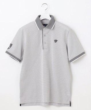 人気NO.1ポロ【MEN】ピラミッドカノコ 半袖ポロシャツ / 23区GOLF