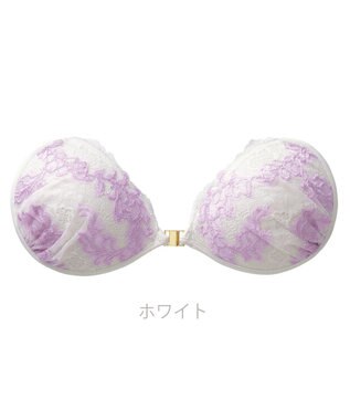 BRADELIS New York 【NuBra / ナチュラルタイプ】ヌーブラ・エアーライト ミア  デザインヌーブラ ホワイト