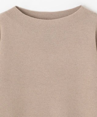 ANY 【洗える】カシミヤブレンドガーターニット モカ