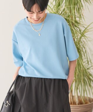 AMERICAN HOLIC ジョーゼットラウンドヘムトップス Light Blue