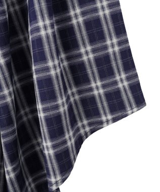 earth music&ecology イレヘムチェックシャツライクスカート Navy