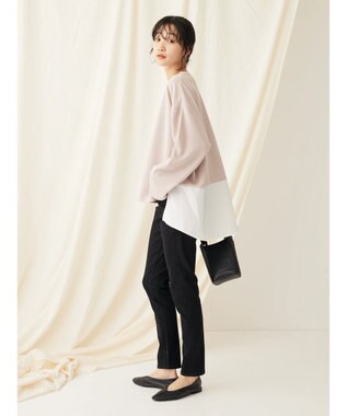 CRAFT STANDARD BOUTIQUE 布帛切替デザインプルオーバー Beige