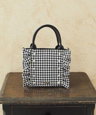 2Way千鳥柄フリルトートSバッグ / Maison de FLEUR | ファッション通販