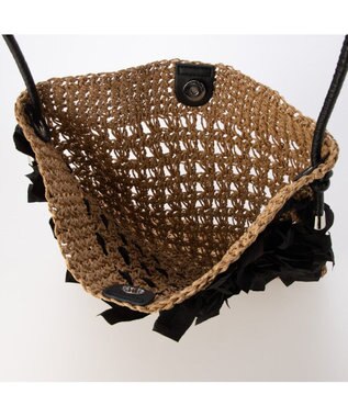 UNBILLION カシュカシュ cachecache / ペーパー手編みリボントート ブラック