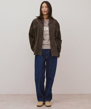 AMERICAN HOLIC コーデュロイCPOシャツジャケット Charcoal Gray