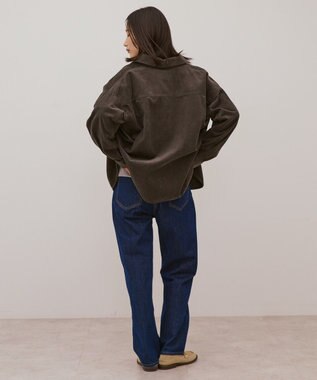 AMERICAN HOLIC コーデュロイCPOシャツジャケット Charcoal Gray