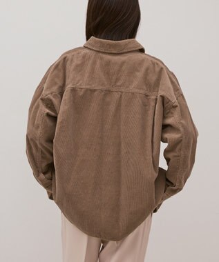 AMERICAN HOLIC コーデュロイCPOシャツジャケット Mocha
