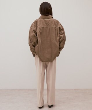 AMERICAN HOLIC コーデュロイCPOシャツジャケット Mocha