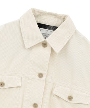 AMERICAN HOLIC コーデュロイCPOシャツジャケット Ivory