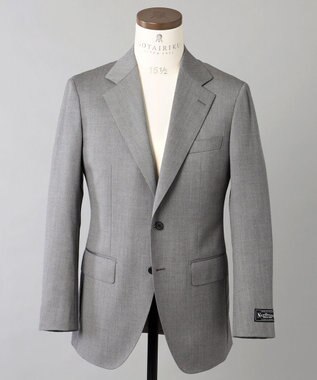 GOTAIRIKU 【御幸毛織】ニュージーランドメリノSuper120'sツイル スーツ グレー系1