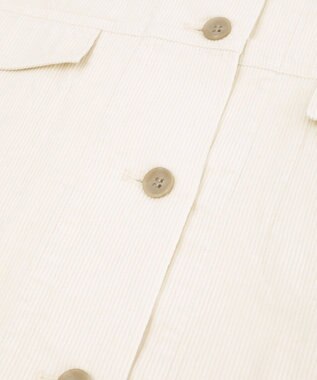 AMERICAN HOLIC コーデュロイCPOシャツジャケット Ivory
