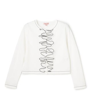 TOCCA FRILL UTOPIA カーディガン アイボリー系