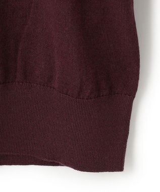 J.PRESS MEN オメガツイスト ヘンリーネックニット ワイン系