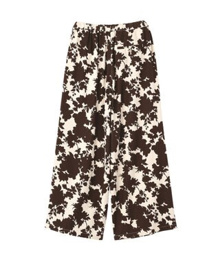 AMERICAN HOLIC リネンブレンドアソート柄パンツ Brown