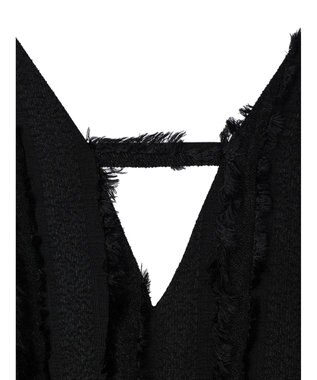 Green Parks デザインＶネックベスト Black