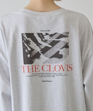 AMERICAN HOLIC BACK PHOTOプリントロンT Light Gray Mixture