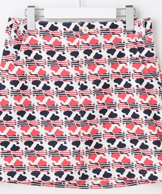 23区GOLF 【WOMEN】ＰＡＲＩＳ柄プリント ダンボール スカート ホワイト系5