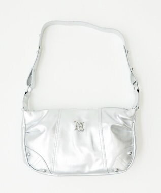 WEGO メタルパーツハーフムーンバッグ シルバー