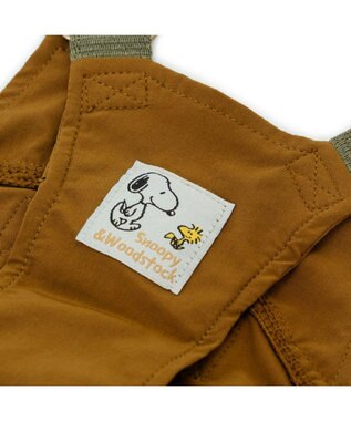 PET PARADISE スヌーピー マスコット付き オーバーオール ブラウン 小型犬 ブラウン