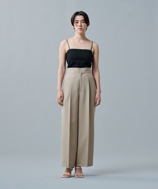 uncrave リブ キャミソール(カップ付き) ブラック