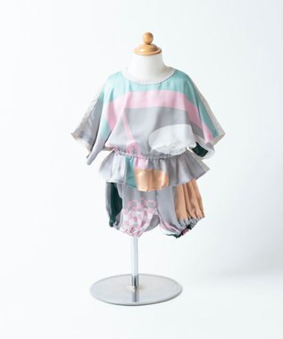 TRICOTE シルエットかぼちゃパンツ 94L.GRAY