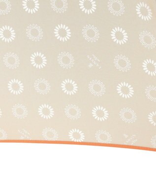 MOONBAT LANVIN en Bleu 長傘 ジャカード×パイピング ベージュ