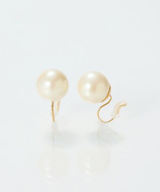 Phoebe 【痛くないシリーズ/金属アレルギー対応】パールリウムライトフィットイヤリング/一粒パール ホワイト
