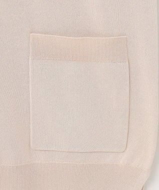 J.PRESS LADIES L 【洗える】シルキーレーヨンストレッチ Vネック カーディガン ベージュ系