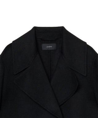 JOSEPH 【WEB＆OUTLET限定】ダブルフェイスウールキャッシュ ショートコート Black