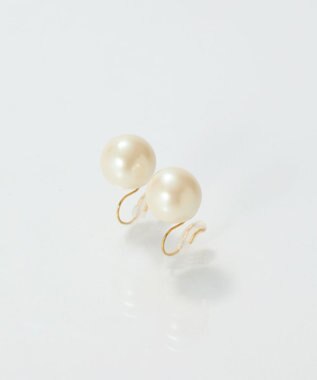 Phoebe 【痛くないシリーズ/金属アレルギー対応】パールリウムライトフィットイヤリング/一粒パール ホワイト